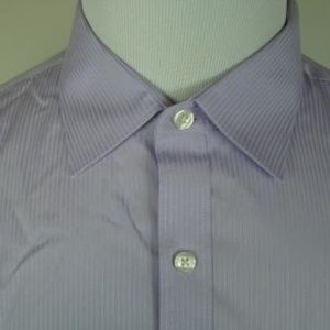 MICHAEL KORS LAVENDER VIOLET SHIRT 17.5 32/33